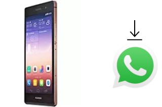 How to install WhatsApp in a Huawei Ascend P7 Sapphire Edition