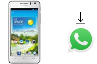 How to install WhatsApp in a Huawei Ascend G600