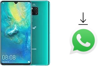 How to install WhatsApp in a Huawei Mate 20 X (5G)