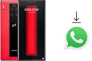 How to install WhatsApp in a Huawei Mate 30 RS Porsche Design