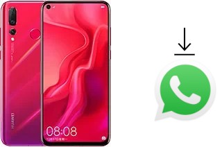 How to install WhatsApp in a Huawei nova 4