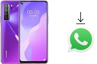 How to install WhatsApp in a Huawei nova 7 SE