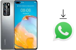 How to install WhatsApp in a Huawei P40