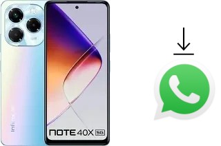 How to install WhatsApp in an Infinix Note 40X 5G