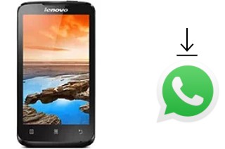 How to install WhatsApp in a Lenovo A316i