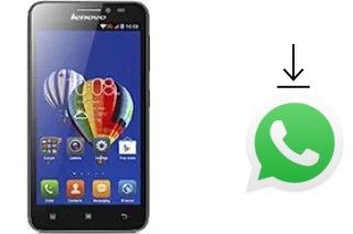 How to install WhatsApp in a Lenovo A606