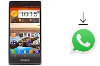 How to install WhatsApp in a Lenovo A880