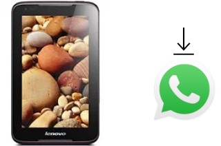 How to install WhatsApp in a Lenovo IdeaTab A1000