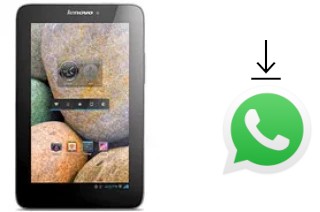 How to install WhatsApp in a Lenovo IdeaTab A2107