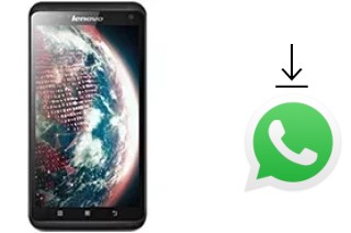 How to install WhatsApp in a Lenovo S930