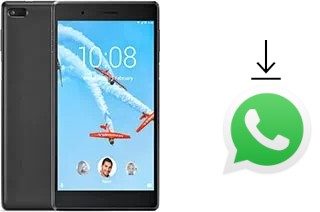 How to install WhatsApp in a Lenovo Tab 7