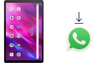 How to install WhatsApp in a Lenovo Tab K10