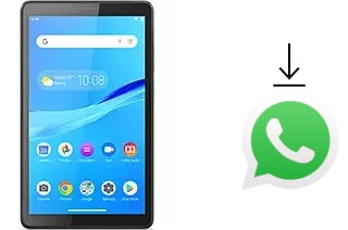 How to install WhatsApp in a Lenovo Tab M7