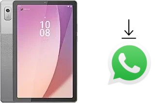 How to install WhatsApp in a Lenovo Tab M9