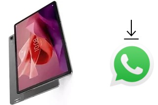 How to install WhatsApp in a Lenovo Tab P12