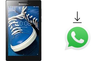 How to install WhatsApp in a Lenovo Tab 2 A7-20