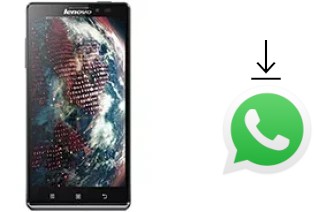 How to install WhatsApp in a Lenovo Vibe Z K910