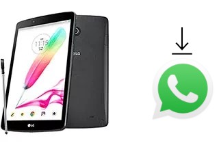 How to install WhatsApp in a LG G Pad II 8.0 LTE