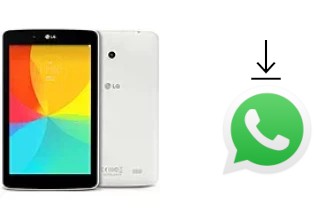 How to install WhatsApp in a LG G Pad 8.0