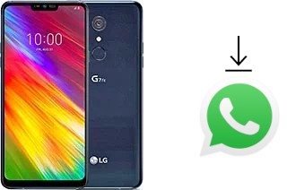 How to install WhatsApp in a LG G7 Fit