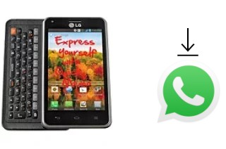 How to install WhatsApp in a LG Mach LS860