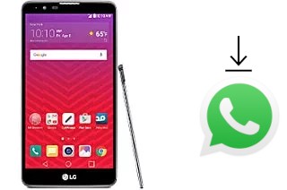 How to install WhatsApp in a LG Stylo 2