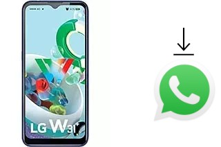 How to install WhatsApp in a LG W31+