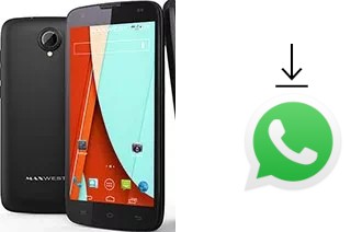 How to install WhatsApp in a Maxwest Astro X5