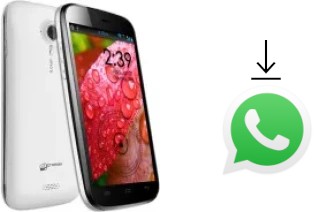 How to install WhatsApp in a Micromax A116 Canvas HD