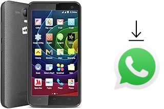 How to install WhatsApp in a Micromax Bolt Q339