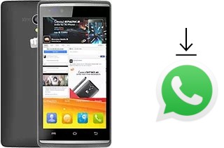 How to install WhatsApp in a Micromax Canvas Fire 4G Q411