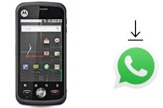 How to install WhatsApp in a Motorola Quench XT5 XT502