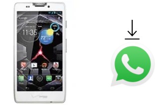 How to install WhatsApp in a Motorola DROID RAZR HD