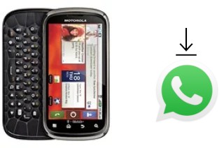 How to install WhatsApp in a Motorola Cliq 2