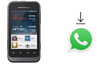 How to install WhatsApp in a Motorola Defy Mini XT320