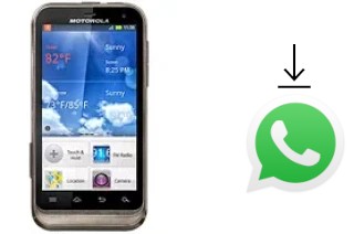 How to install WhatsApp in a Motorola DEFY XT XT556