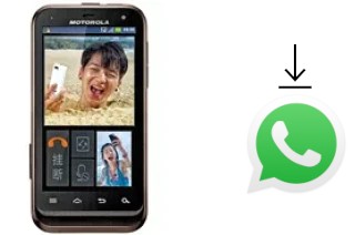 How to install WhatsApp in a Motorola DEFY XT535