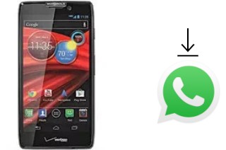 How to install WhatsApp in a Motorola DROID RAZR MAXX HD