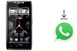 How to install WhatsApp in a Motorola DROID RAZR XT912