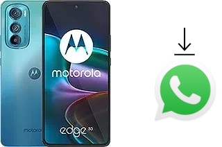 How to install WhatsApp in a Motorola Edge 30