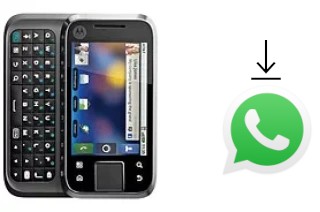 How to install WhatsApp in a Motorola FLIPSIDE MB508