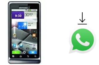 How to install WhatsApp in a Motorola MILESTONE 2 ME722