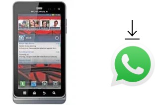 How to install WhatsApp in a Motorola MILESTONE 3 XT860