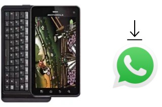 How to install WhatsApp in a Motorola Milestone XT883