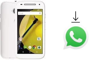 How to install WhatsApp in a Motorola Moto E Dual SIM (2nd gen)