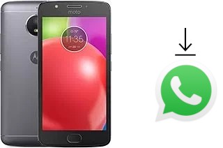 How to install WhatsApp in a Motorola Moto E4