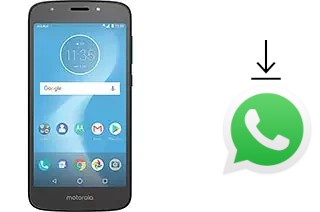 How to install WhatsApp in a Motorola Moto E5 Cruise