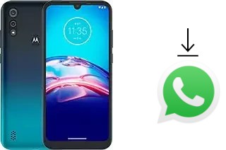 How to install WhatsApp in a Motorola Moto E6s (2020)