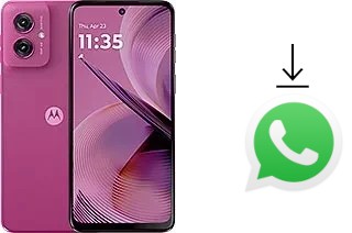 How to install WhatsApp in a Motorola Moto G55