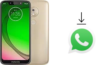 How to install WhatsApp in a Motorola Moto G7 Play